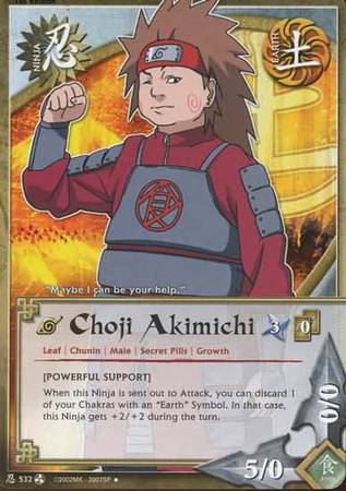 Choji Akamichi N 532 Uncommon Naruto Fateful Reunion Choji Akamichi N 532 Uncommon Naruto Fateful Reunion