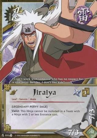 2x Jiraiya N 555 Common Foil Nm Naruto Ccg Ebay