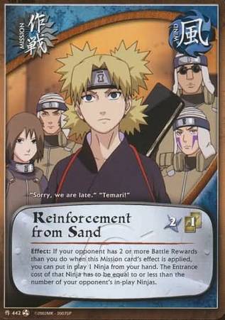 Reinforcement from Sand M 442 Common Naruto Fateful Reunion Reinforcement from Sand M 442 Common Naruto Fateful Reunion