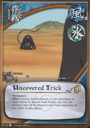 Uncovered Trick M 419 Common Uncovered Trick M 419 Common