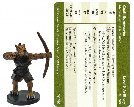 Gnoll Huntmaster 20 Dangerous Delves D D Miniatures Gnoll Huntmaster 20 Dangerous Delves D D Miniatures