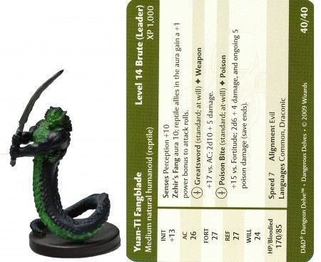 Yuan Ti Fangblade 40 Dangerous Delves D D Miniatures Dangerous Delves D D Yuan Ti Fangblade 40 Dangerous Delves D D Miniatures Dangerous Delves D D