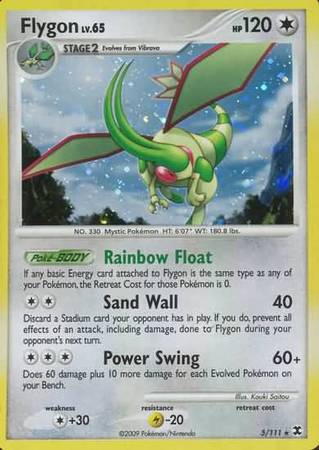 Flygon 5 111 Holo Rare Platinum Rising Rivals Singles Flygon 5 111 Holo Rare Platinum Rising Rivals Singles