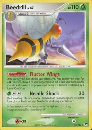 Beedrill 15 111 Rare Platinum Rising Rivals Singles Beedrill 15 111 Rare Platinum Rising Rivals Singles