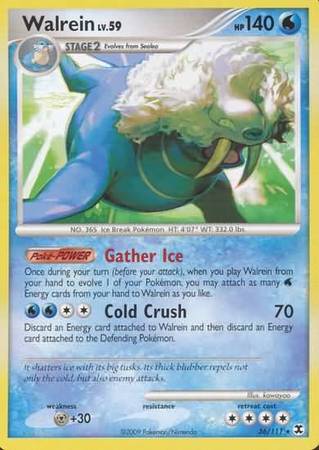Walrein 36 111 Rare Platinum Rising Rivals Singles Walrein 36 111 Rare Platinum Rising Rivals Singles