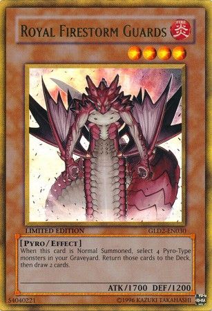 Royal Firestorm Guards GLD2 EN030 Gold Rare Royal Firestorm Guards GLD2 EN030 Gold Rare