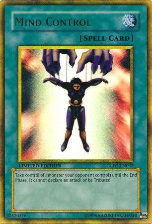 Mind Control GLD2 EN037 Gold Rare Mind Control GLD2 EN037 Gold Rare