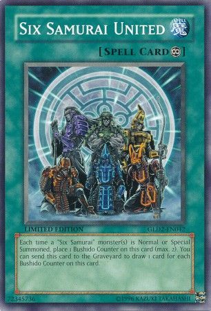 Six Samurai United GLD2 EN042 Common Six Samurai United GLD2 EN042 Common