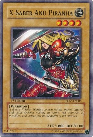 X Saber Anu Piranha 5DS2 EN004 Common 1st Edition X Saber Anu Piranha 5DS2 EN004 Common 1st Edition