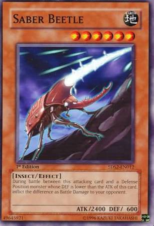 Saber Beetle 5DS2 EN012 Common 1st Edition Starter Deck 5D s 2009 5DS2 1st Edition Singles Saber Beetle 5DS2 EN012 Common 1st Edition Starter Deck 5D s 2009 5DS2 1st Edition Singles