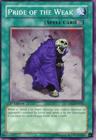 Pride of the Weak 5DS2 EN021 Common 1st Edition Pride of the Weak 5DS2 EN021 Common 1st Edition