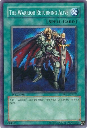 The Warrior Returning Alive 5DS2 EN025 Common 1st Edition Starter Deck 5D s 2009 5DS2 1st Edition Singles The Warrior Returning Alive 5DS2 EN025 Common 1st Edition Starter Deck 5D s 2009 5DS2 1st Edition Singles