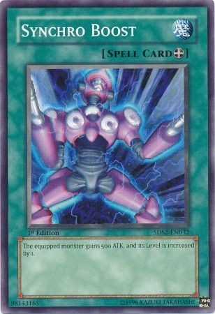 Synchro Boost 5DS2 EN032 Common 1st Edition Starter Deck 5D s 2009 5DS2 1st Edition Singles Synchro Boost 5DS2 EN032 Common 1st Edition Starter Deck 5D s 2009 5DS2 1st Edition Singles