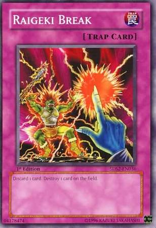 Raigeki Break 5DS2 EN036 Common 1st Edition Raigeki Break 5DS2 EN036 Common 1st Edition