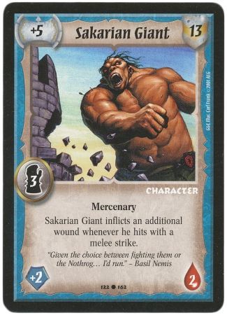 Sakarian Giant 122 Common Sakarian Giant 122 Common