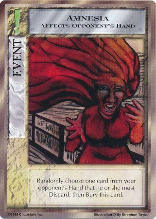 Amnesia 167 Common Mythos Base Set Singles Amnesia 167 Common Mythos Base Set Singles