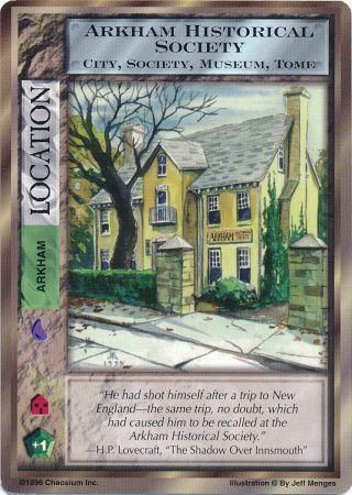 Arkham Historical Society 96 Common Mythos Base Set Singles Arkham Historical Society 96 Common Mythos Base Set Singles