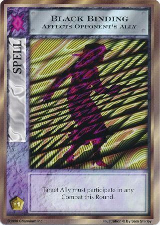 Black Binding 68 Uncommon Mythos Base Set Singles Black Binding 68 Uncommon Mythos Base Set Singles