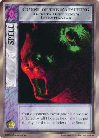 Curse of the Rat Thing 71 Common Mythos Base Set Singles Curse of the Rat Thing 71 Common Mythos Base Set Singles