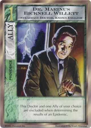 Dr Marinus Bicknell Willett 20 Common Mythos Base Set Singles Dr Marinus Bicknell Willett 20 Common Mythos Base Set Singles