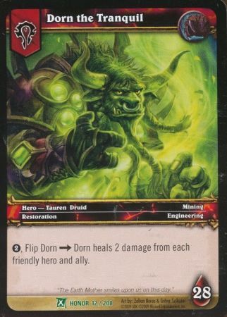 Dorn the Tranquil 12 208 Uncommon WoW Fields of Honor Dorn the Tranquil 12 208 Uncommon WoW Fields of Honor