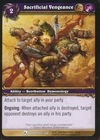 Sacrificial Vengeance 89 208 Common Sacrificial Vengeance 89 208 Common