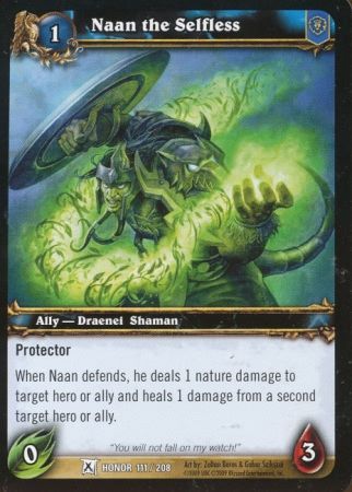 Naan the Selfless 111 208 Common WoW Fields of Honor Naan the Selfless 111 208 Common WoW Fields of Honor