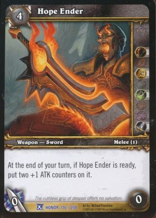 Hope Ender 176 208 Rare WoW Fields of Honor Hope Ender 176 208 Rare WoW Fields of Honor
