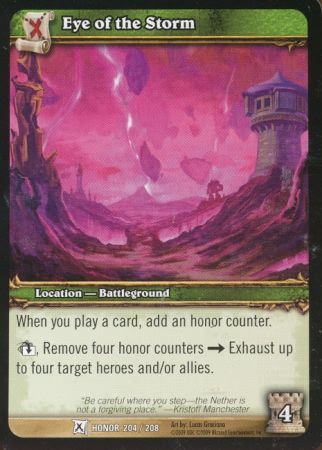 Eye of the Storm 204 208 Common Eye of the Storm 204 208 Common
