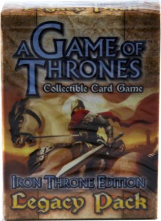 Iron Throne Edition Legacy Pack A Game of Thrones A Game of Thrones Sealed Product Iron Throne Edition Legacy Pack A Game of Thrones A Game of Thrones Sealed Product