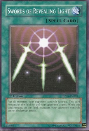 Swords of Revealing Light DPYG EN018 Common 1st Edition Duelist Pack Yugi 1st Edition Singles Swords of Revealing Light DPYG EN018 Common 1st Edition Duelist Pack Yugi 1st Edition Singles