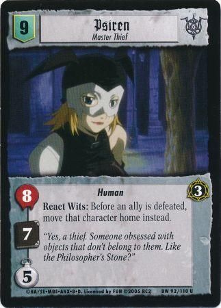 Psiren Master Thief 92 110 U Psiren Master Thief 92 110 U