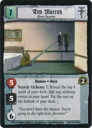 Tim Marcoh Clever Deserter 78 110 C Tim Marcoh Clever Deserter 78 110 C