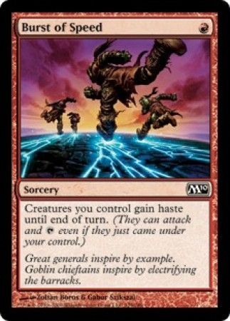 Burst of Speed Magic 2010 M10 Singles Burst of Speed Magic 2010 M10 Singles