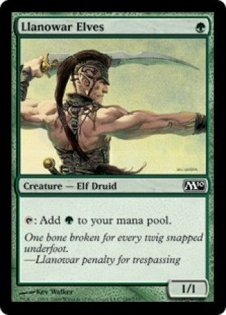 Llanowar Elves Magic 2010 M10 Singles