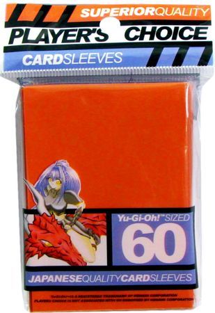 Player's Choice Orange 60ct Yugioh Sized Mini Sleeves (GGD PCA2007)