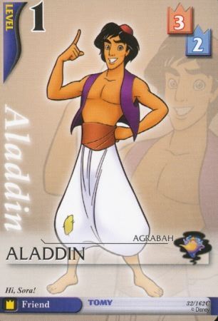 Aladdin Lv4 Rare #9/91 - Light & Darkness Kingdom Hearts TCG English Card 