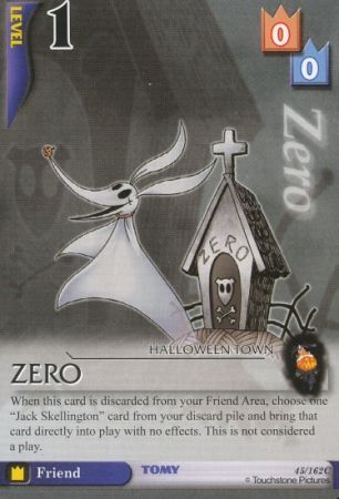 Zero Level 1 45 Common Kingdom Hearts Break of Dawn Zero Level 1 45 Common Kingdom Hearts Break of Dawn