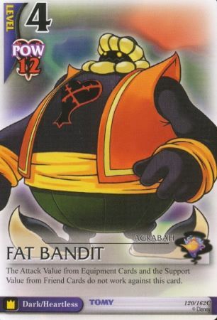 Fat Bandit 120 Common Kingdom Hearts Break of Dawn Fat Bandit 120 Common Kingdom Hearts Break of Dawn