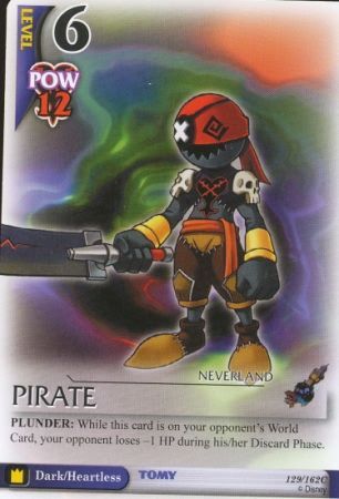 Pirate Heartless 129 Common Kingdom Hearts Break of Dawn Pirate Heartless 129 Common Kingdom Hearts Break of Dawn