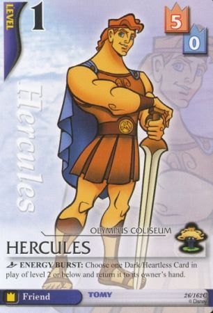 Hercules Level 1 26 Common Kingdom Hearts Break of Dawn Hercules Level 1 26 Common Kingdom Hearts Break of Dawn
