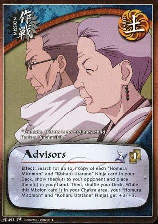 Advisers M 497 Uncommon Naruto Emerging Alliance Advisers M 497 Uncommon Naruto Emerging Alliance