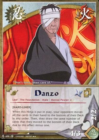 Danzo N 600 Rare Naruto Emerging Alliance Danzo N 600 Rare Naruto Emerging Alliance