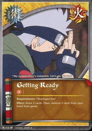 Getting Ready J 510 Uncommon Naruto Emerging Alliance Getting Ready J 510 Uncommon Naruto Emerging Alliance