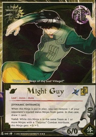 Might Guy N 640 Super Rare Might Guy N 640 Super Rare