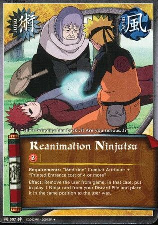 Reanimation Ninjutsu J 507 Uncommon Naruto Emerging Alliance Reanimation Ninjutsu J 507 Uncommon Naruto Emerging Alliance