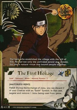 1x The Third Hokage (Younger Days) 1109 S21 Rare Naruto CCG TCG NM/M