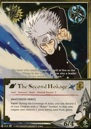The Second Hokage N 613 Super Rare The Second Hokage N 613 Super Rare