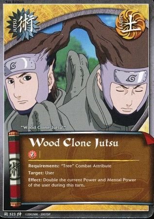 Wood Clone Jutsu J 523 Common Naruto Emerging Alliance Wood Clone Jutsu J 523 Common Naruto Emerging Alliance