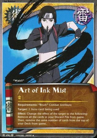 Art of Ink Mist J 496 Uncommon Naruto Emerging Alliance Art of Ink Mist J 496 Uncommon Naruto Emerging Alliance